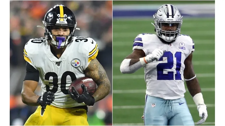 James Conner (left) & Ezekiel Elliott. (Getty)
