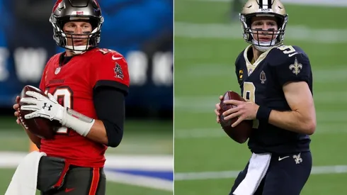 Tom Brady and Drew Brees will meet again. (Getty)