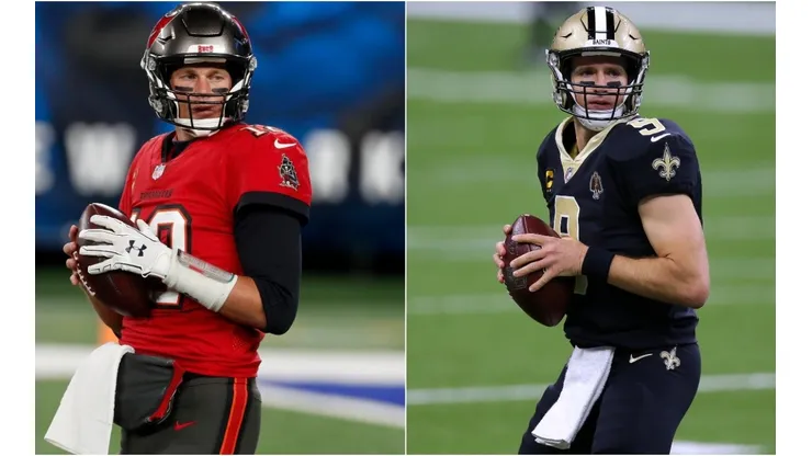 Tom Brady and Drew Brees will meet again. (Getty)