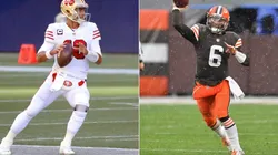 Garoppolo and Mayfield have been unimpressive this season. (Getty)