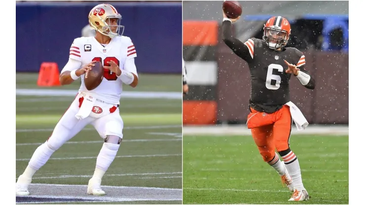 Garoppolo and Mayfield have been unimpressive this season. (Getty)