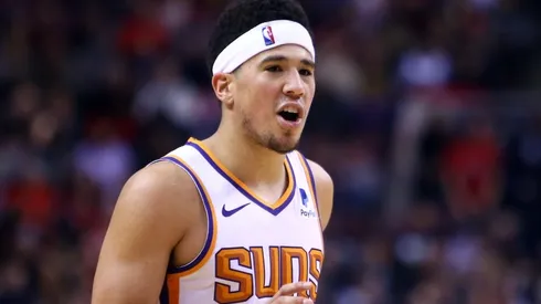 Booker broke out in the NBA bubble. (Getty)