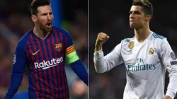 Lionel Messi (left) and Cristiano Ronaldo (Getty).