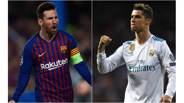 Lionel Messi (left) and Cristiano Ronaldo (Getty).