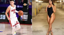 Tyler Herro and Katya Elise Henry. (Getty)