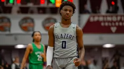 Bronny James alive after weeks of speculation. (Getty)