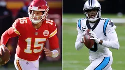Patrick Mahomes (left) & Teddy Bridgewater. (Getty)