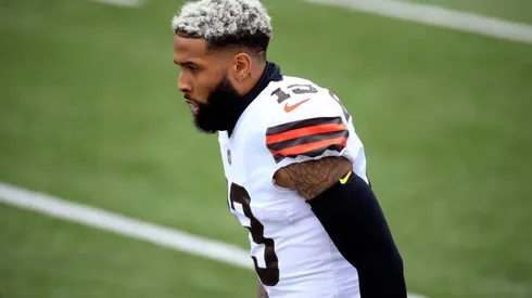 Odell Beckham Jr tore his ACL. (Getty)