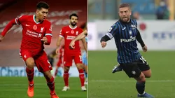 Roberto Firmino (left) and Alejandro Gómez. (Getty)