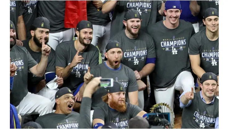 The Dodgers won their first World Series in 32 years. (Getty)