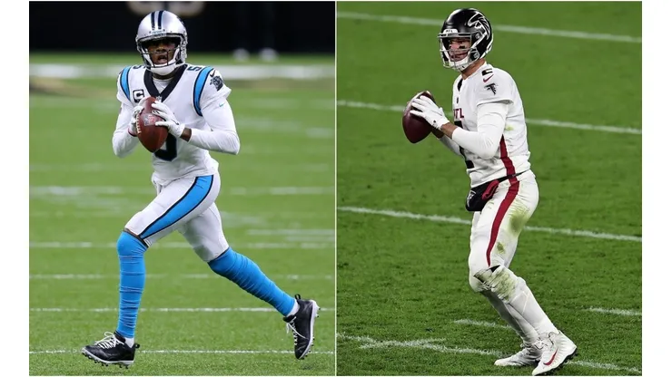 Teddy Bridgewater (left) and Matt Ryan. (Getty)