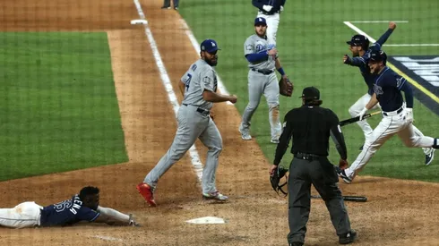 Randy Arozarena sealed an epic win. (Getty)