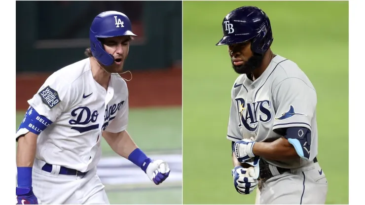 Cody Bellinger (left) & Randy Arozarena. (Getty)