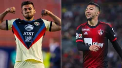 América's Henry Martin (left) and Atlas' Luciano Acosta (Getty).