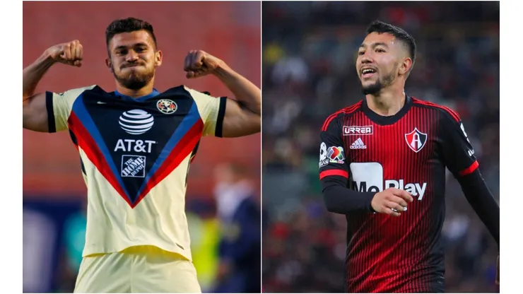 América's Henry Martin (left) and Atlas' Luciano Acosta (Getty).