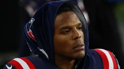 Newton was benched late in the game. (Getty)