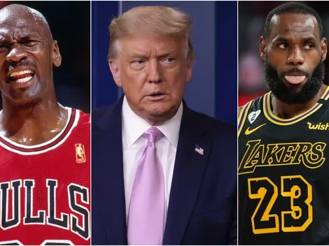 The day Michael Jordan stood up for LeBron James against Donald Trump