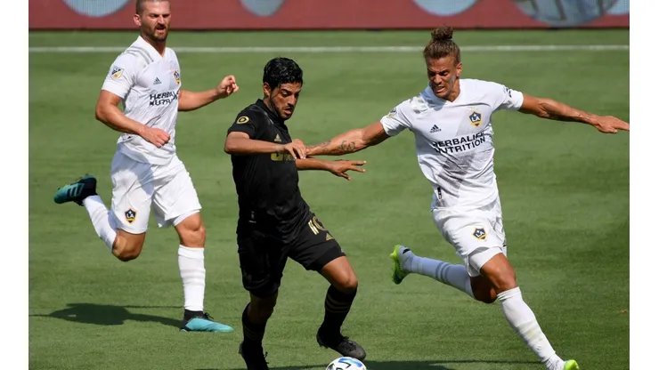 Carlos Vela made his return to the pitch in LAFC 2-0 victory over the Galaxy. (Getty)