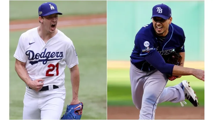 Walker Buehler (left) and Charlie Morton will take the mound tonight. (Getty)