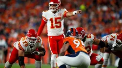 Patrick Mahomes vs. the Broncos. (Getty)