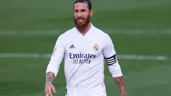Sergio Ramos of Real Madrid CF looks on during a La Liga game. (Getty)