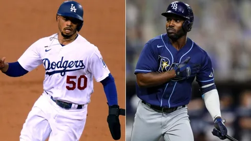 Mookie Betts (left) & Randy Arozarena. (Getty)