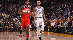 Bradley Beal and Stephen Curry. (Getty)