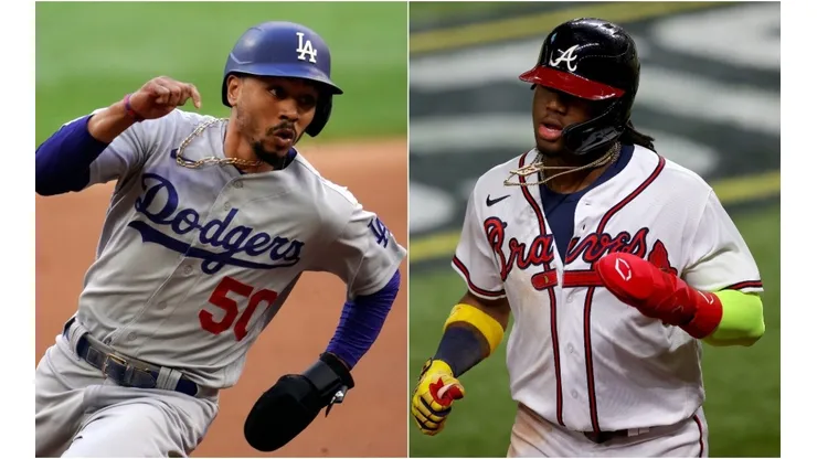 Mookie Betts (left) and Ronald Acuña Jr. (Getty)