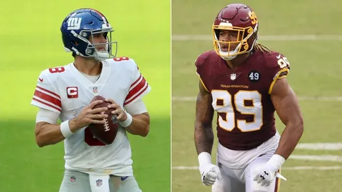 Daniel Jones (left) and Chase Young. (Getty)