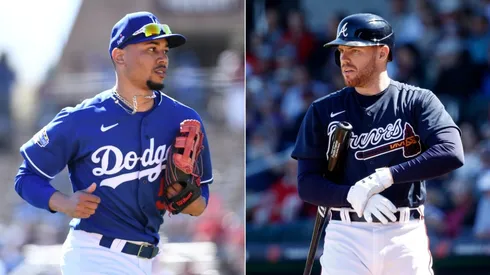 Los Angeles Dodgers' Mookie Betts (left) and Atlanta Braves' Freddie Freeman (Getty).