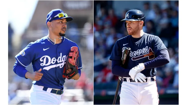 Los Angeles Dodgers' Mookie Betts (left) and Atlanta Braves' Freddie Freeman (Getty).