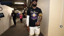 LeBron won his fourth Finals MVP award. (Getty)