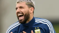 Sergio Agüero is recovering from an injury and couldn't join the Argentina team (Getty).