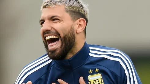 Sergio Agüero is recovering from an injury and couldn't join the Argentina team (Getty).
