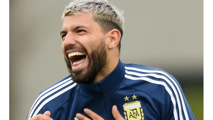 Sergio Agüero is recovering from an injury and couldn't join the Argentina team (Getty).