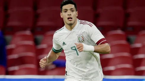 Mexico's Raúl Jiménez during an international friendly game against the Netherlands (Getty).