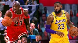 LeBron once said that he was chasing Michael Jordan's ghost. (Getty)