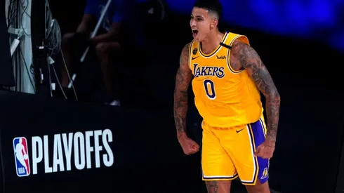 Kuzma played a huge role off the bench for the Lakers. (Getty)