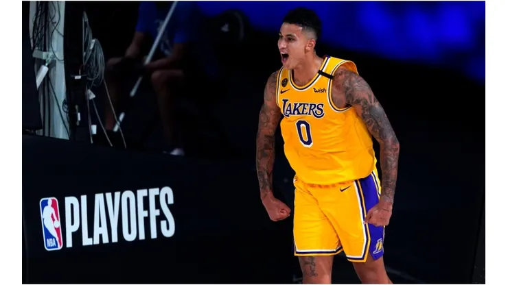 Kuzma played a huge role off the bench for the Lakers. (Getty)