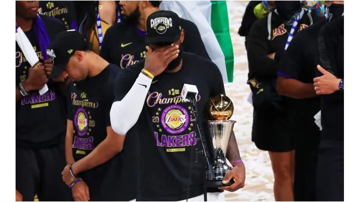 LeBron James won his 4th Finals MVP. (Getty)