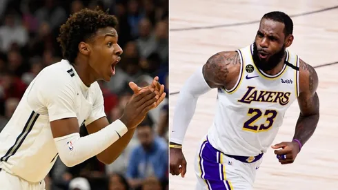 Bronny is going to feel LeBron's wrath. (Getty)