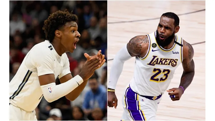 Bronny is going to feel LeBron's wrath. (Getty)