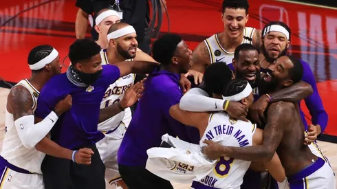 The Lakers won their 17th ring. (Getty)