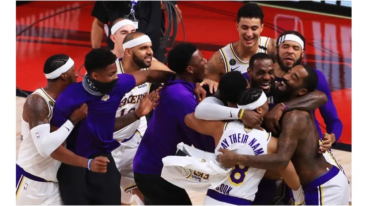 The Lakers won their 17th ring. (Getty)