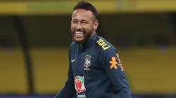 Brazil's Neymar reacts before the match against Bolivia (Getty).