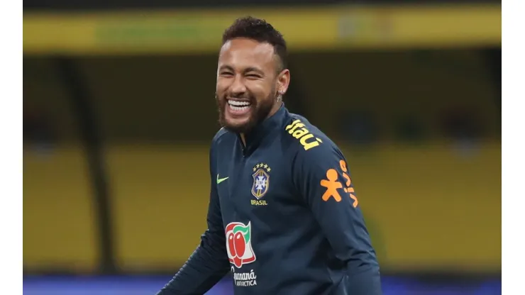 Brazil's Neymar reacts before the match against Bolivia (Getty).