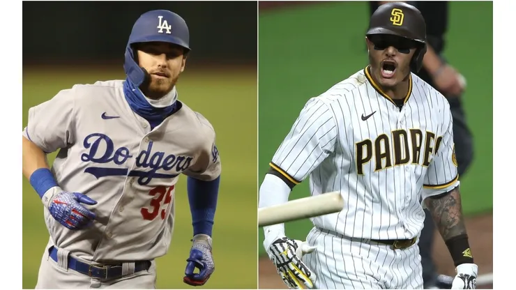 Cody Bellinger (left) and Manny Machado. (Getty)