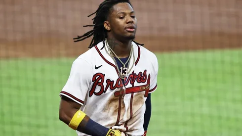 Acuña Jr played a huge role in his team's comeback win. (Getty)