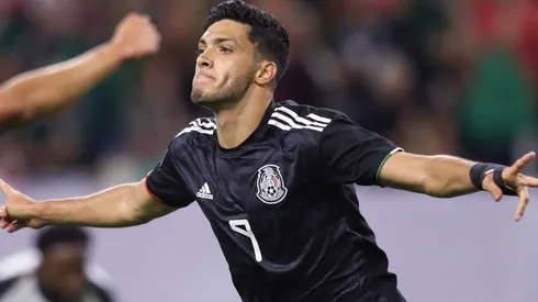 Mexico vs Netherlands: Raúl Jiménez of Mexico celebrates after scoring a goal (Getty).
