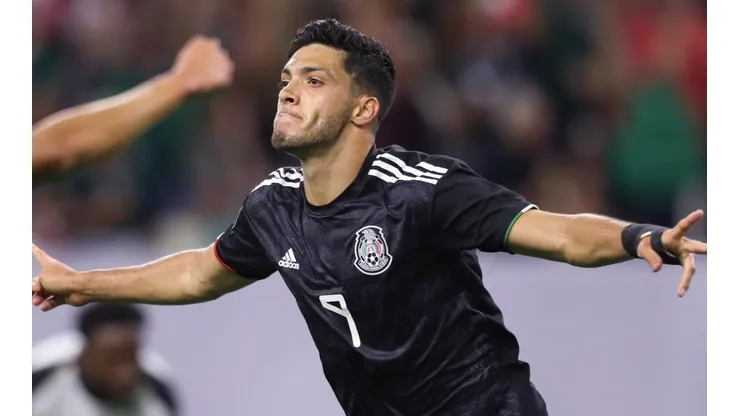 Mexico vs Netherlands: Raúl Jiménez of Mexico celebrates after scoring a goal (Getty).
